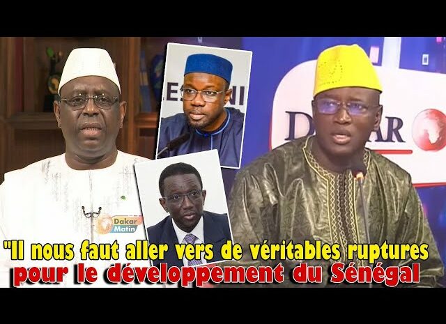  Aly Ngouille Ndiaye »Il nous faut aller vers de véritables ruptures pour le développement du Sénégal